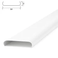 Потолочная рейка Албес A84A белый глянец