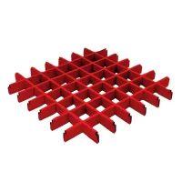 Грильято ячейка 86x86, высота 30 мм, ширина 10 мм, окраска по RAL