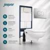 Подвесной унитаз с инсталляцией и клавишей смыва Jaquar Opal Prime