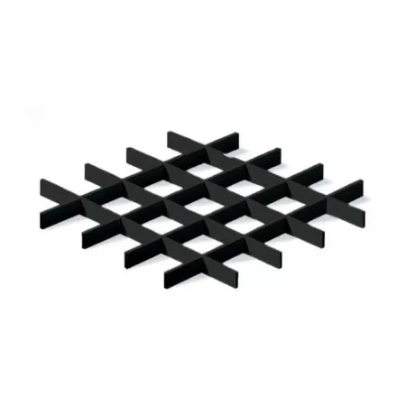 Грильято ячейка 120x120, высота 50 мм, ширина 10 мм, черный