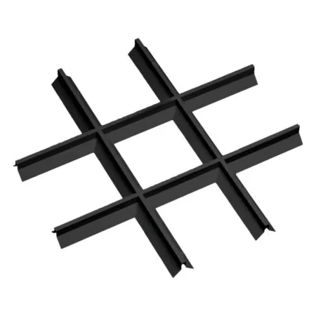 Грильято Пирамидальный ячейка 200х200мм, черный, высота 42.5 мм, ширина 10 мм