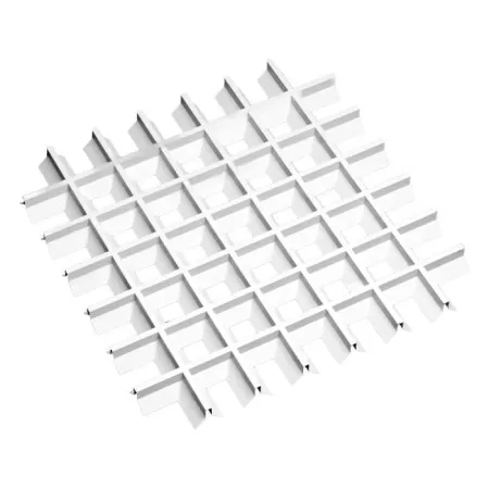 Грильято Пирамидальный ячейка 86х86мм, суперхром, высота 42.5 мм, ширина 10 мм