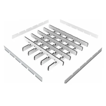 Грильято GL-15 ячейка 150x150, высота 47 мм, ширина 15 мм, окраска по RAL