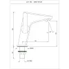 Кран для раковины Essco Orbit ORB-CHR-105123 Хром