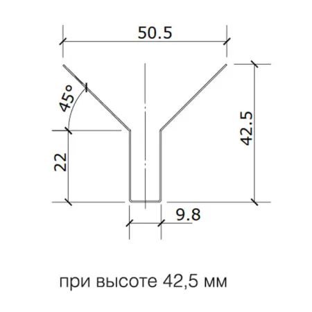 Грильято Пирамидальный ячейка 86х86мм, суперхром, высота 42.5 мм, ширина 10 мм
