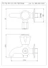 Настенный кран с дивертором Essco Marvel MQT-CHR-512ANKN Хром
