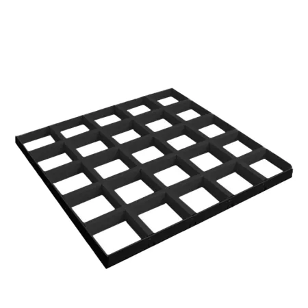 Грильято GL-15 ячейка 120x120, высота 47 мм, ширина 15 мм, черный