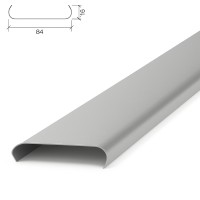 Потолочная рейка Албес A84A металлик матовый