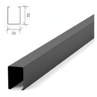 Рейка кубообразная Албес A25/35/S металлик матовый