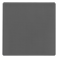 Кассетный потолок Албес AP600A6/45°/Т-24 Tegular 24 металлик перфорация F d=1,5