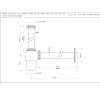 Сифон бутылочный для раковины Essco ALE-CHR-773ML190X125 Хром