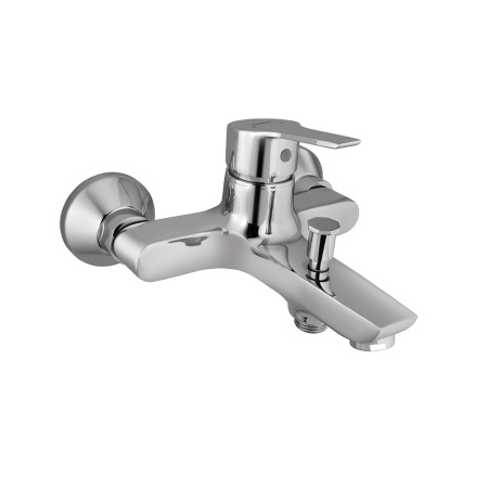Однорычажный смеситель для ванны и душа Essco Aspire APR-CHR-101119 Хром