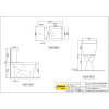 Унитаз напольный Essco Aspire AIS-WHT-101751S220SPPSMZ Белый с бачком